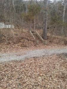 Stairs to Dracula's house.